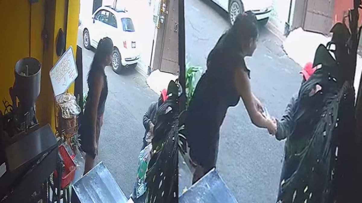 VIDEO: Trabajadora de tortillería le regala de comer a un abuelito y se vuelve viral