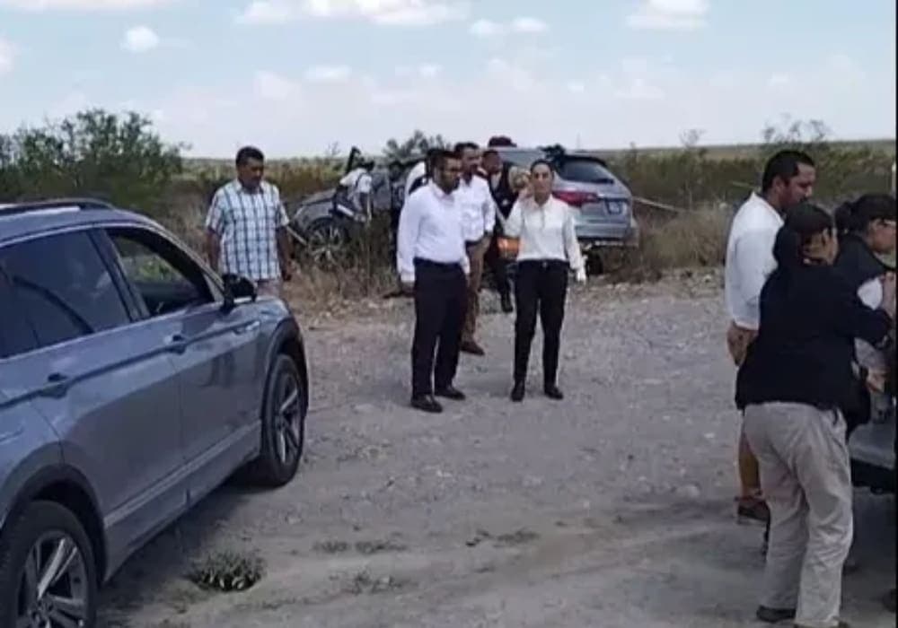 Reportan un muerto tras accidente vial en el que se trasladaba comitiva de Claudia Sheinbaum en Monclova, Coahuila