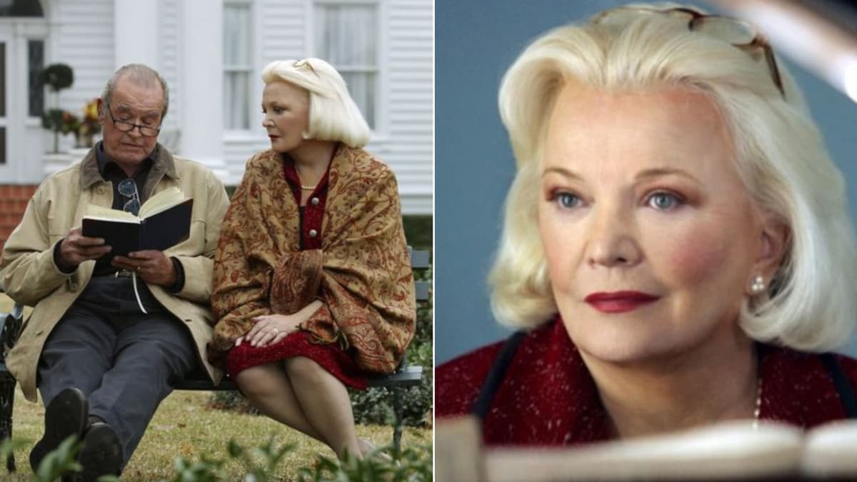 Gena Rowlands, actriz de 'Diario de una pasión', padece Alzheimer como su personaje en la película