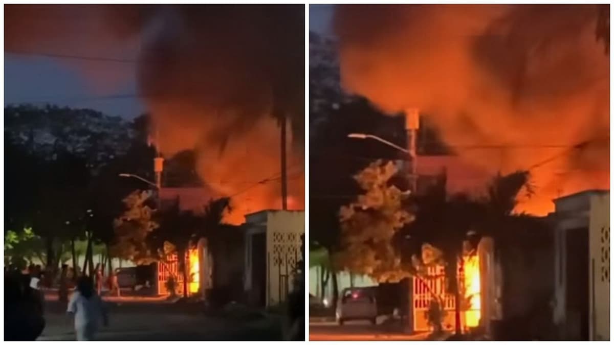 Registran fuerte explosión en una casa del fraccionamiento Tierra Maya en Cancún