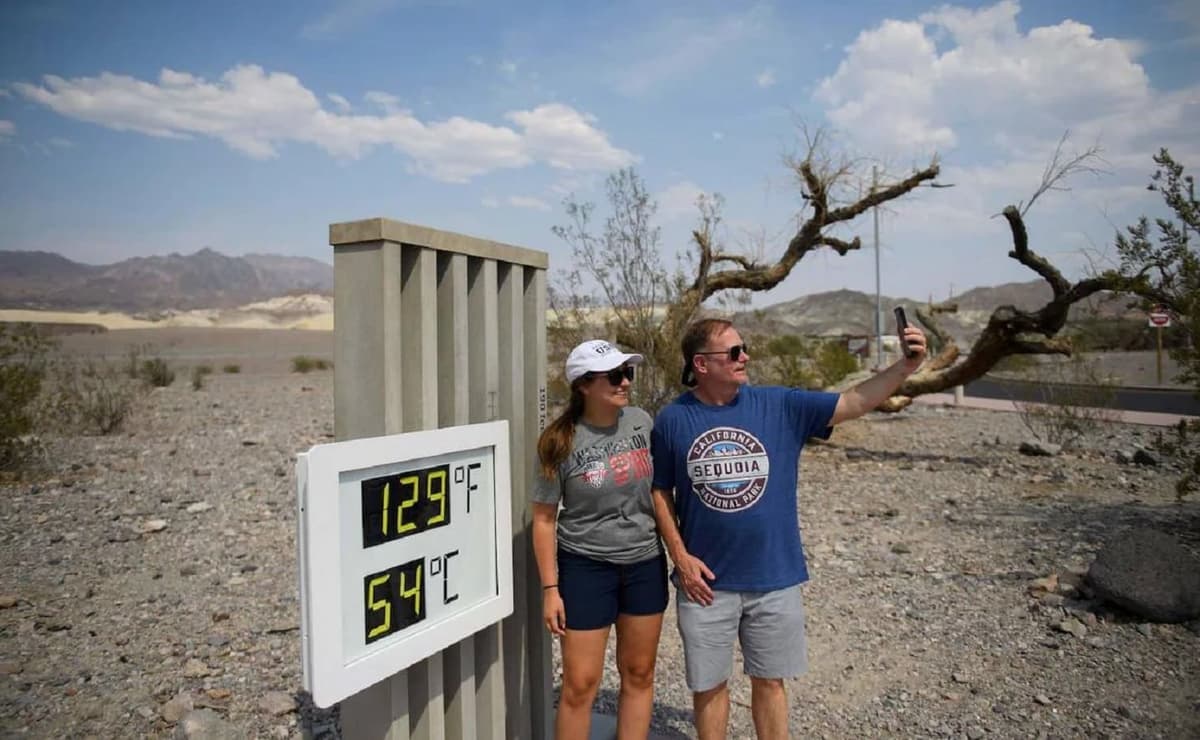 Registra julio temperaturas más altas de la Tierra; recórd de 54 ºC en California