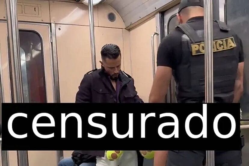 Suspenden a policía que participó en video nopor de Luna Bella en el Metro de CDMX