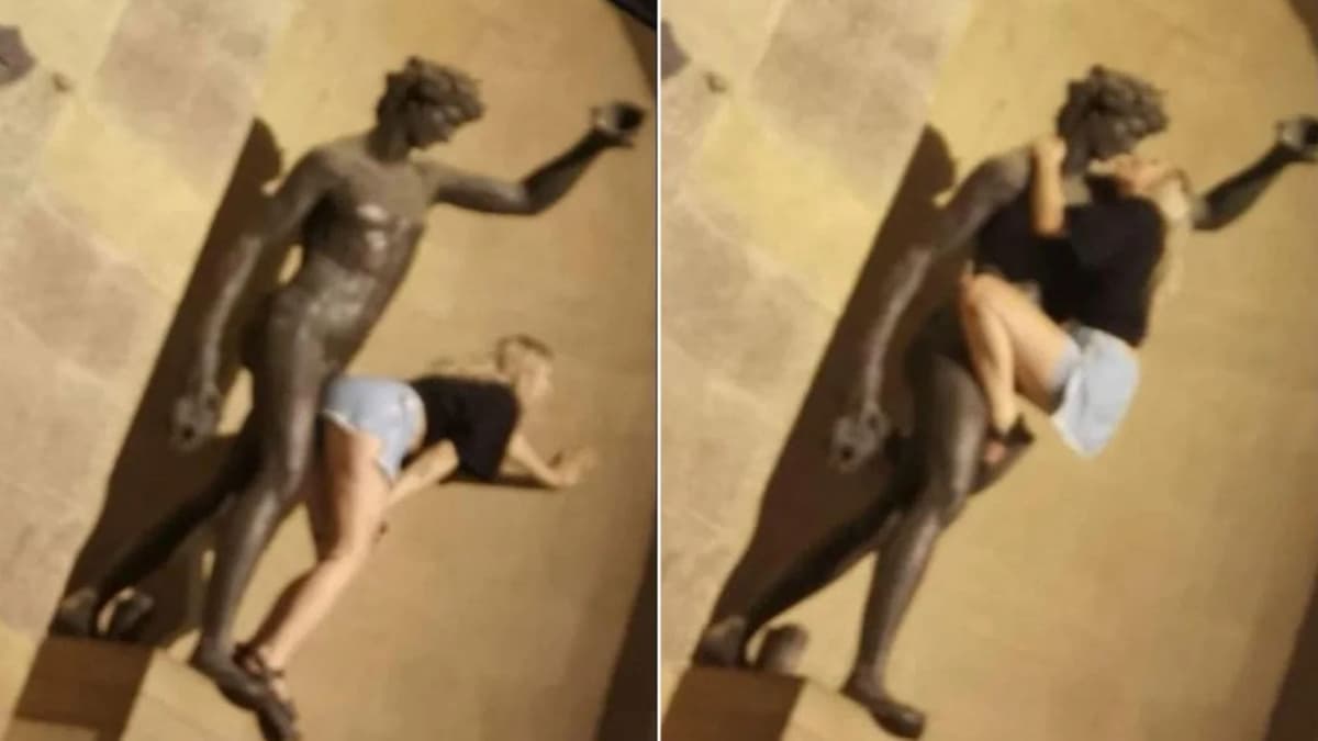 Autoridades italianas critican a turista que "imitó actos sexuales" con una estatua de Baco en Florencia