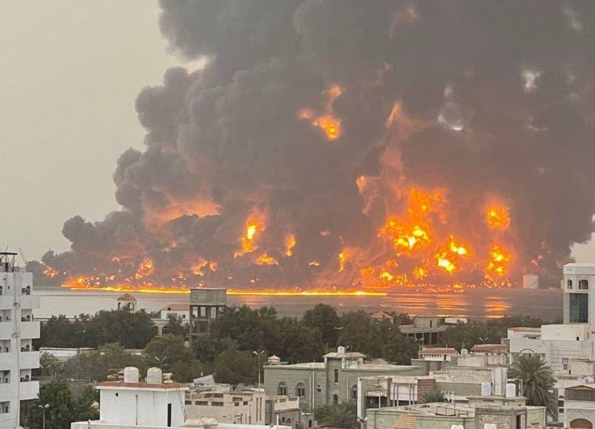 Video: Israel bombardea Yemen tras ataque de hutíes en Tel Aviv