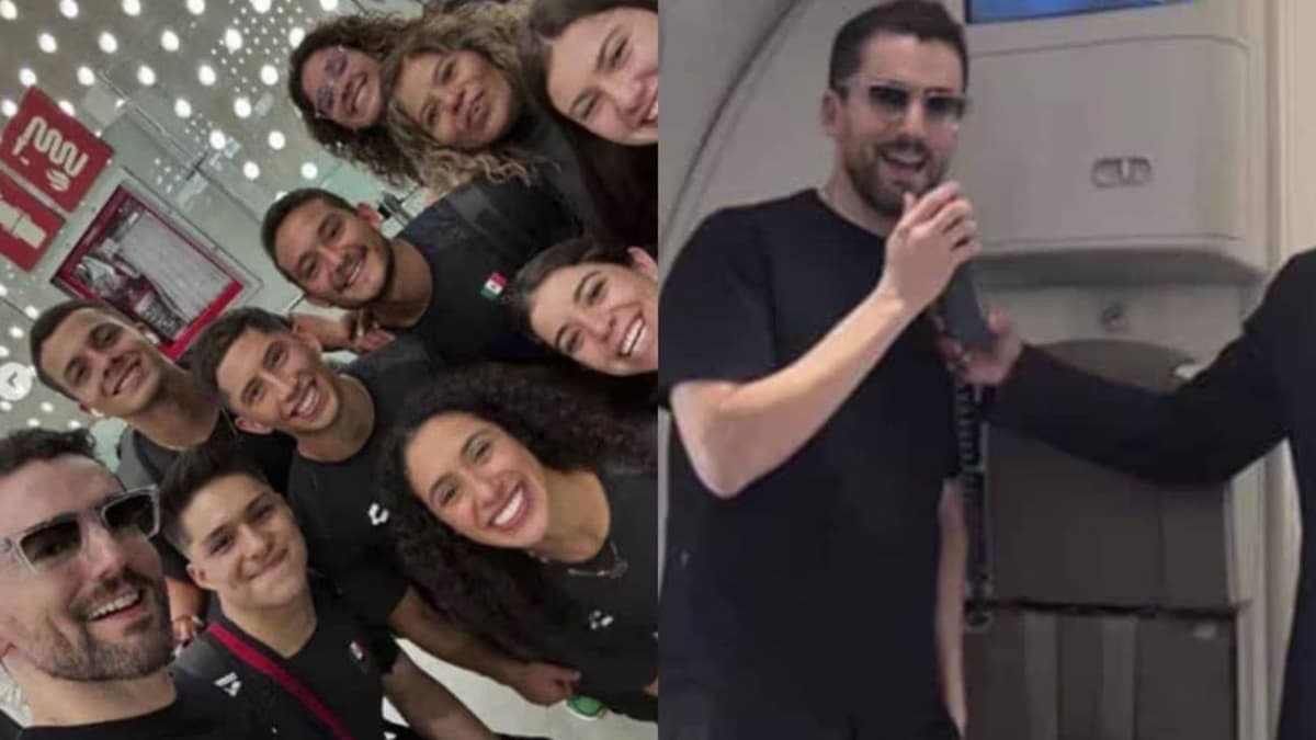 Luis Gerardo Méndez coincide con atletas que van a París y les dedica emotivo mensaje