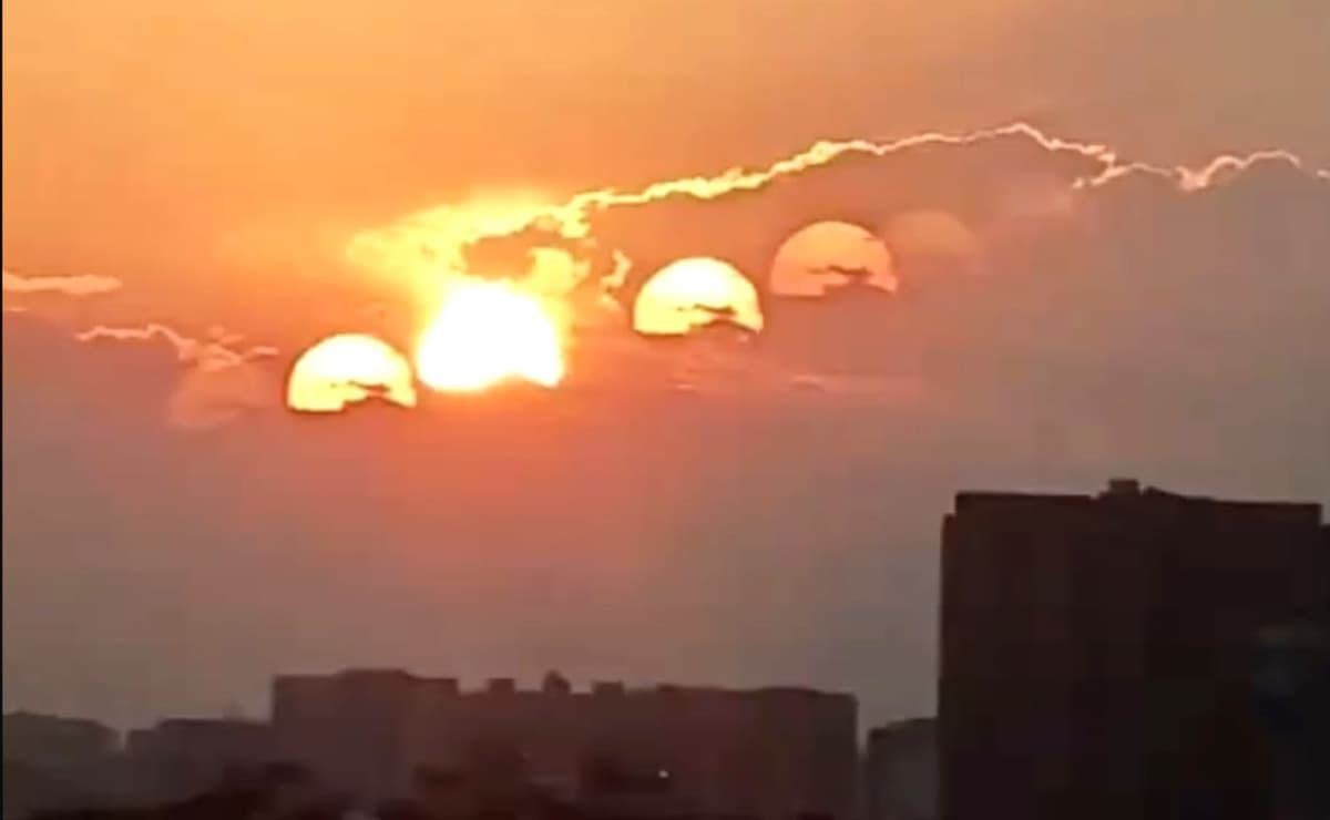 Video: Aparecen siete soles en el cielo de ciudad china, un fenómeno celestial