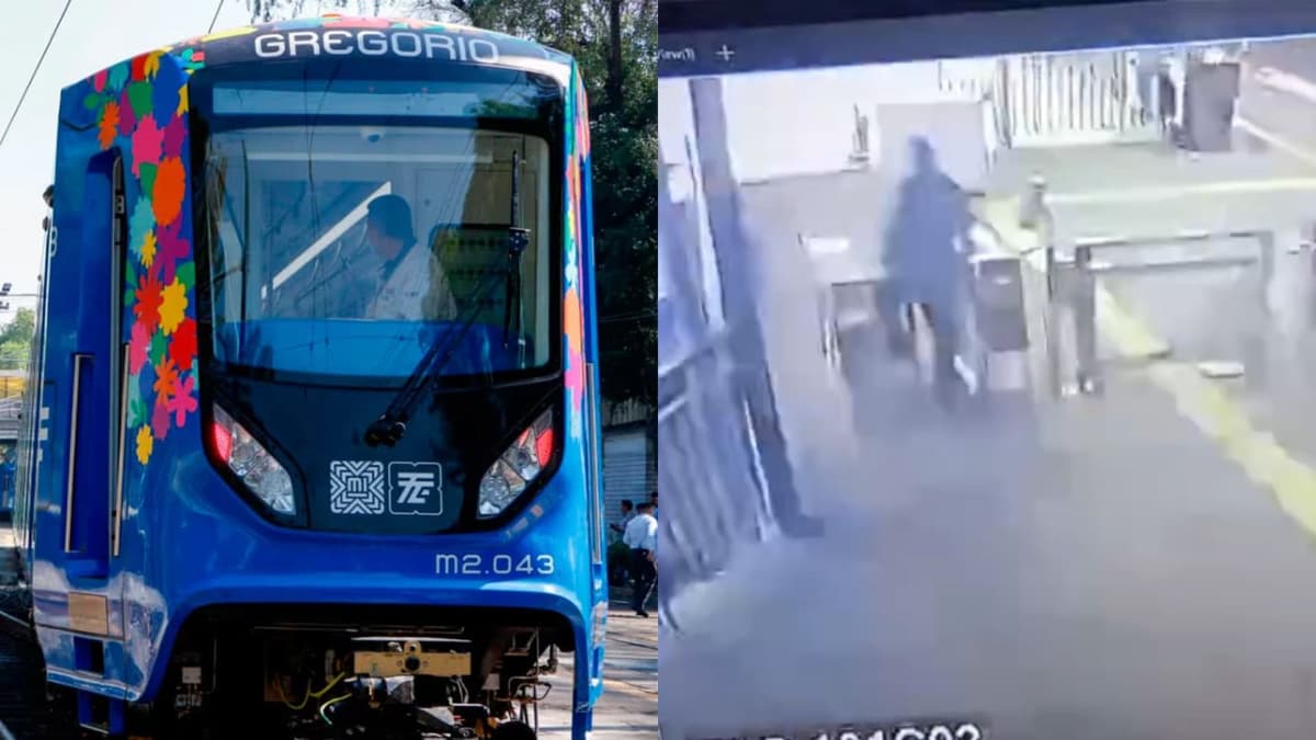 Video: Captan el momento en que un rayo impacta en la estación Taxqueña del Tren Ligero en CDMX