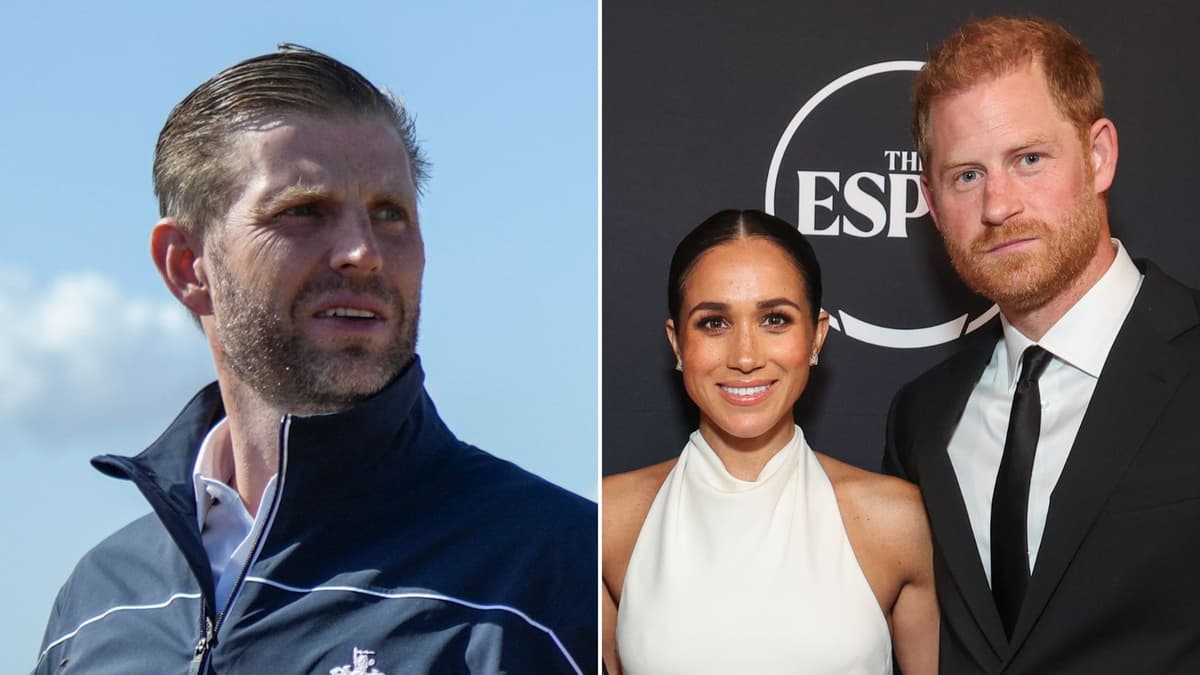 Hijo de Donald Trump amenaza con deportar a Harry y Meghan Markle si su padre llega a ser presidente de EE.UU