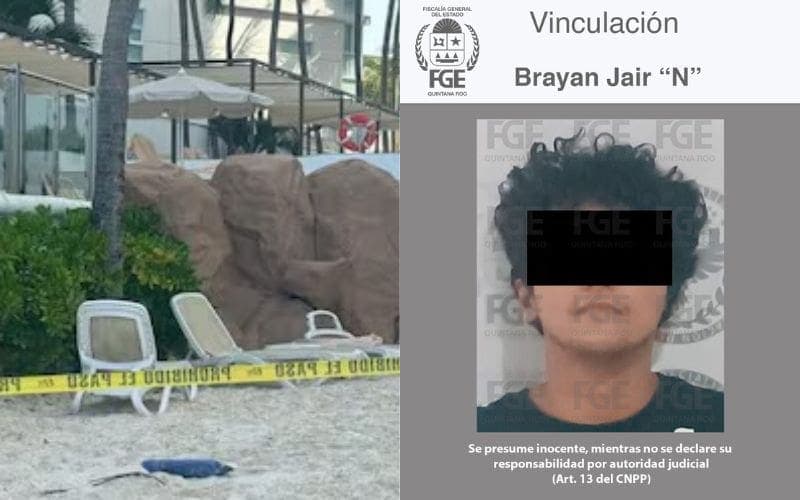 Vincula la Fiscalía a Brayan Jair “N”, por homicidio calificado de un niño en una playa de Cancún