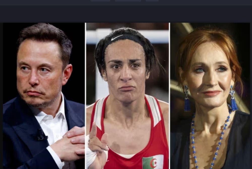 Denuncia en París por ciberacoso de la boxeadora Imane Khelif incluye a Elon Musk y J.K. Rowling