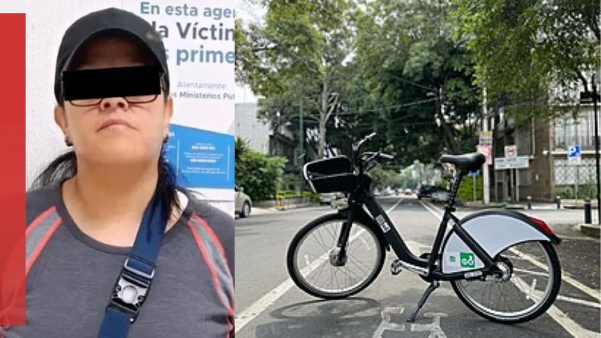 Después de dos años, mujer es detenida por robar una Ecobici en CDMX