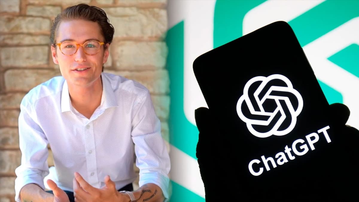 Joven se hace millonario con Chat GPT; solo invirtió 100 dólares