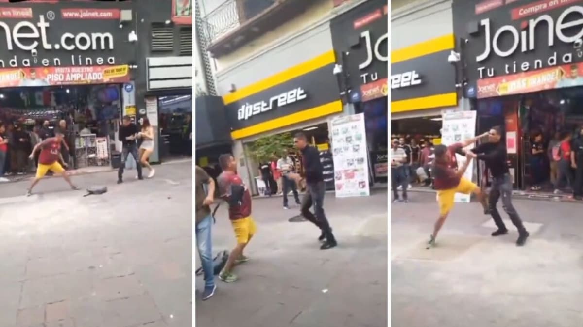 Video: Captan a actor "nopor" Alex Marín agarrándose a golpes con otro hombre en Guadalajara