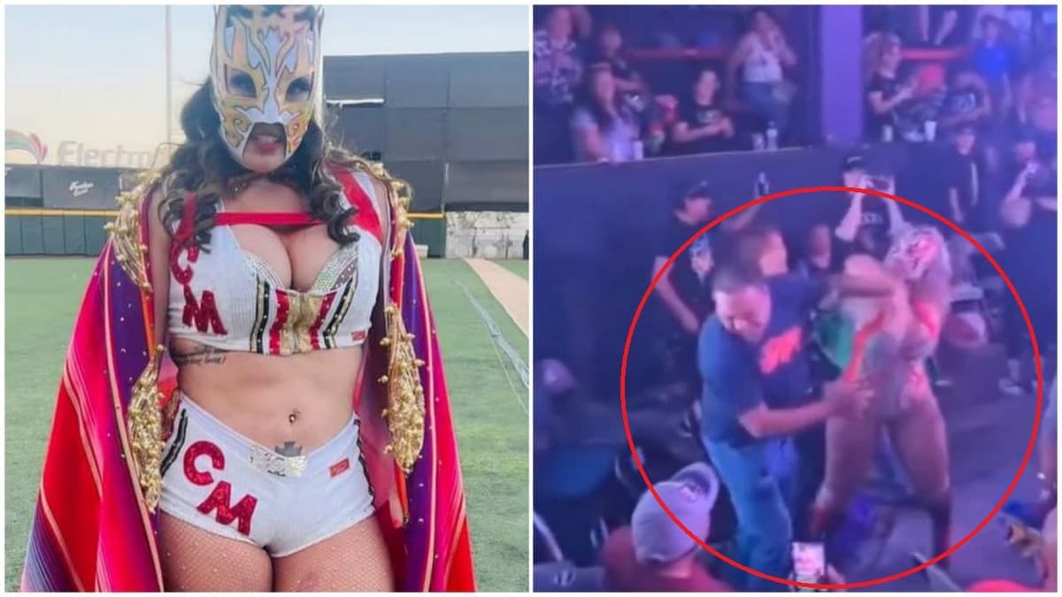 Video: Luchadora ‘La Hiedra’ confronta a acosador sexual en plena función de la Triple A