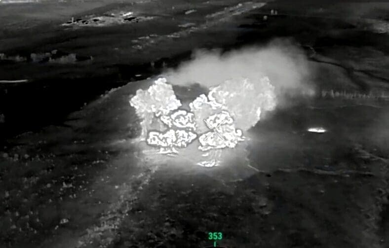 VIDEO: Misiles termobáricos rusos devastan posiciones ucranianas