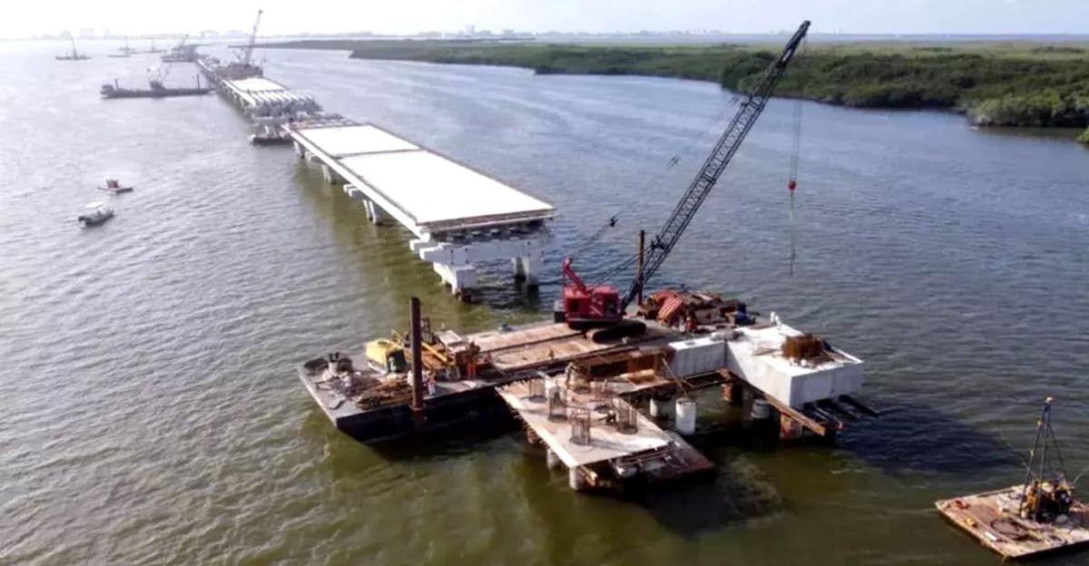 Aseguran que el puente Nichupté se terminará para Semana Santa de 2025