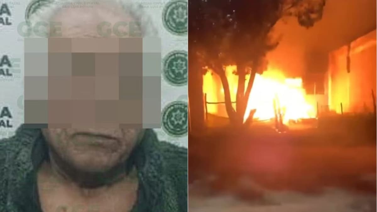 Pobladores en San Luis Potosí queman casa de adulto mayor, por presuntamente secuestrar a una menor