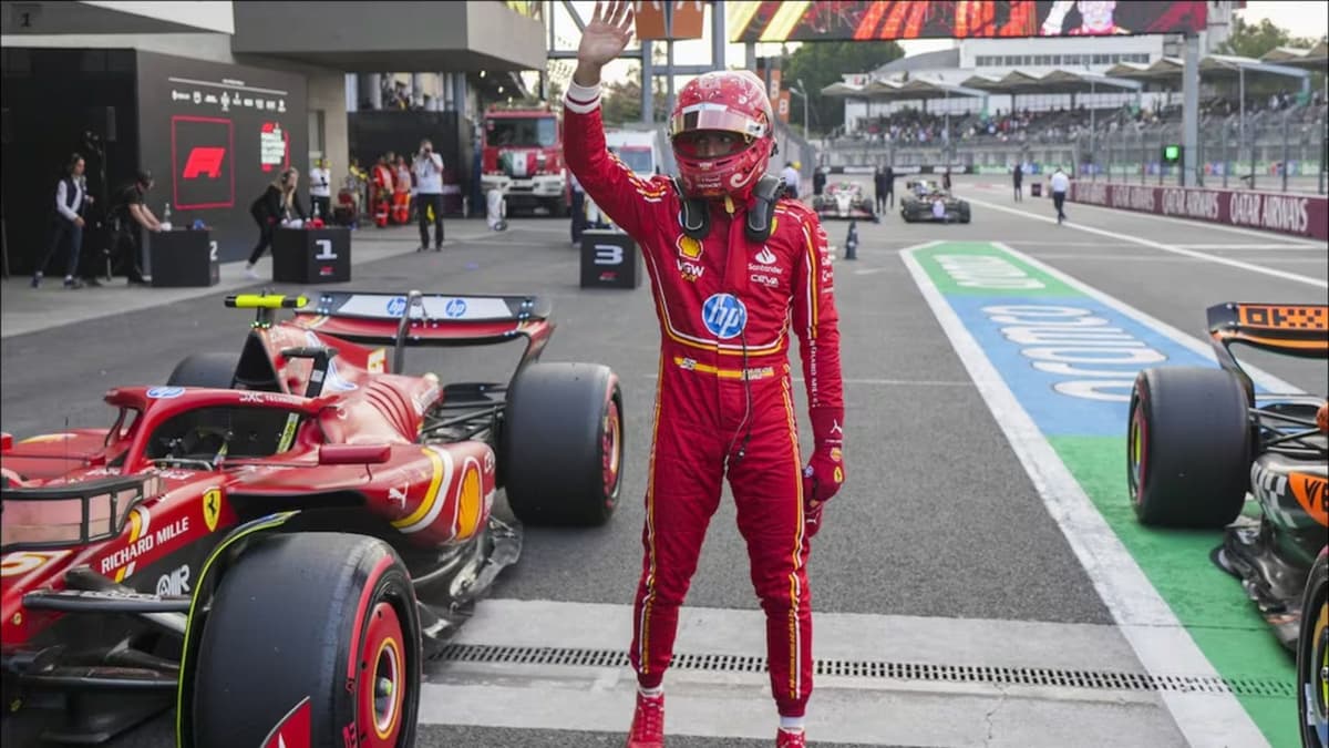 Carlos Sainz obtiene su primera pole de la temporada en el GP de México; "Checo" termina 18
