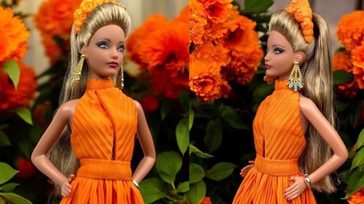 Conoce la muñeca Barbie inspirada en la flor de cempasúchil; la hizo un emprendedor mexicano