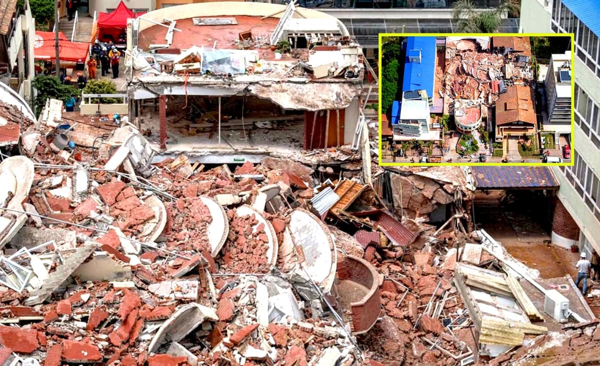 Video: Colapsa hotel en Argentina; un muerto y 10 trabajadores desaparecidos