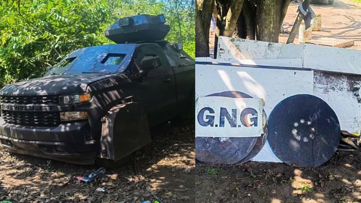 Autoridades de Guerrero desmantelan taller de vehículos "monstruo" ligados a la organización "Grupo Gente Nueva"