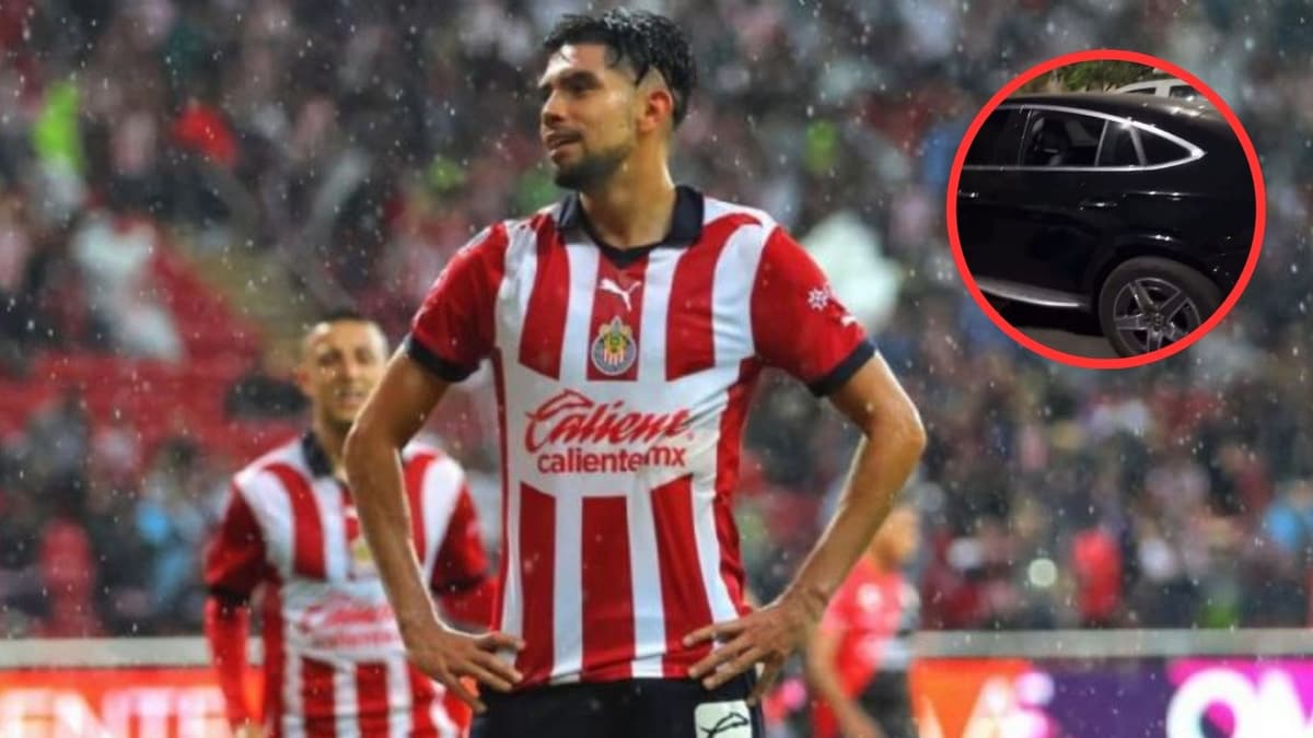Video: Jugador de Chivas, Ricardo Marín denuncia daños a su vehículo; le rompieron los cristales