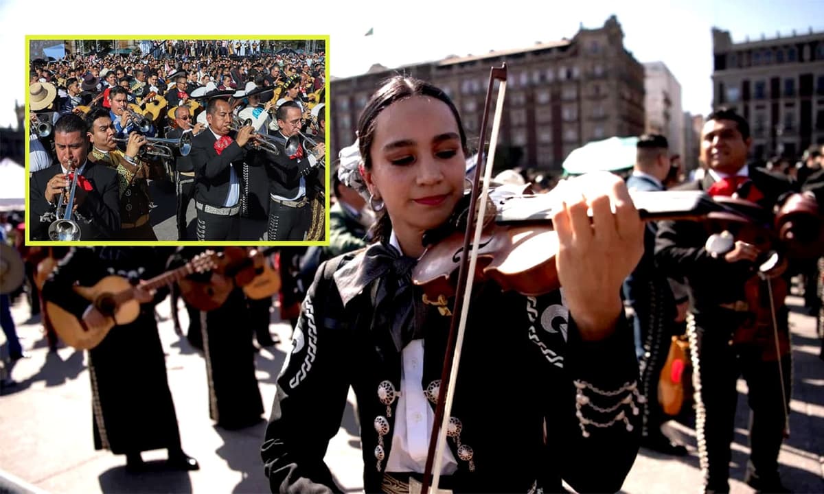 Video: Rompen récord mundial más de mil mariachis tocando al mismo tiempo en la Cdmx