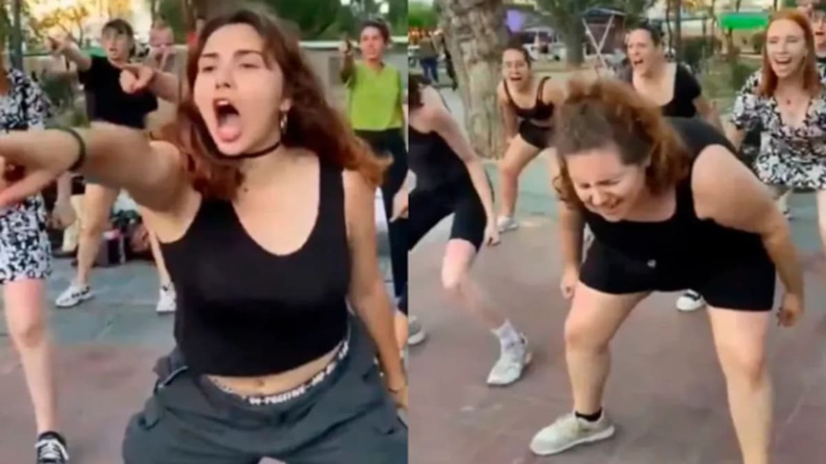 Feministas bailan en parque de Argentina para protestar contra Elon Musk, Donald Trump y Javier Milei