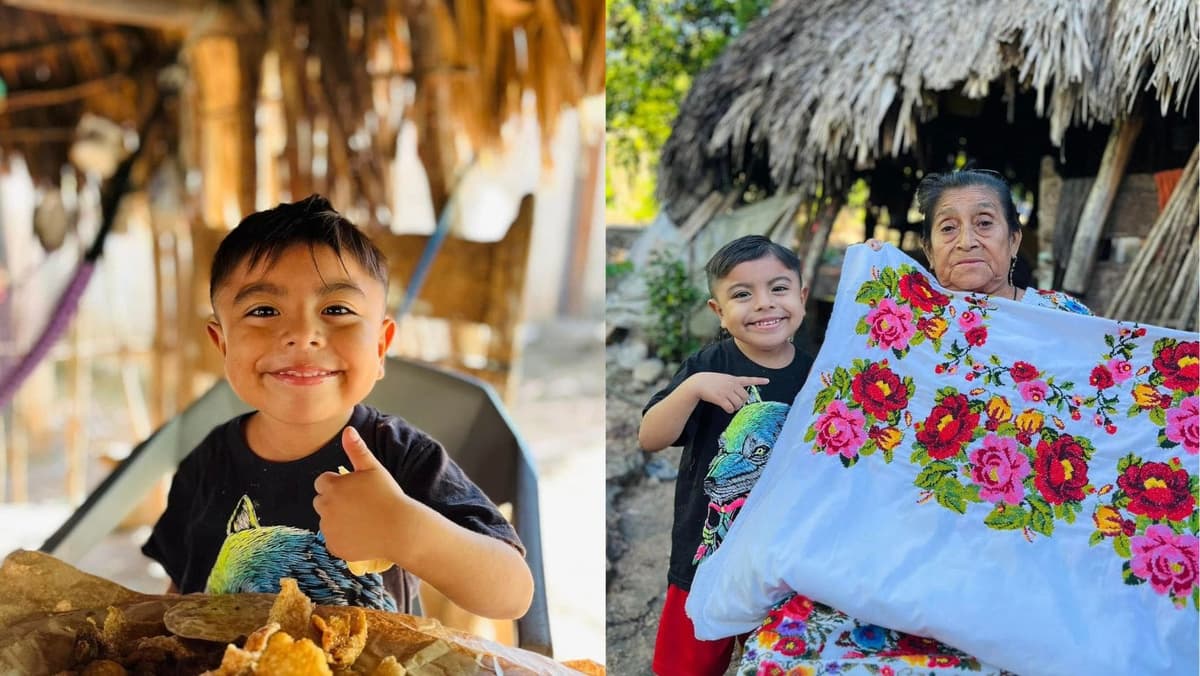 Angelito el "Niño Mayero", un embajador de la cultura maya que inspira desde Yucatán