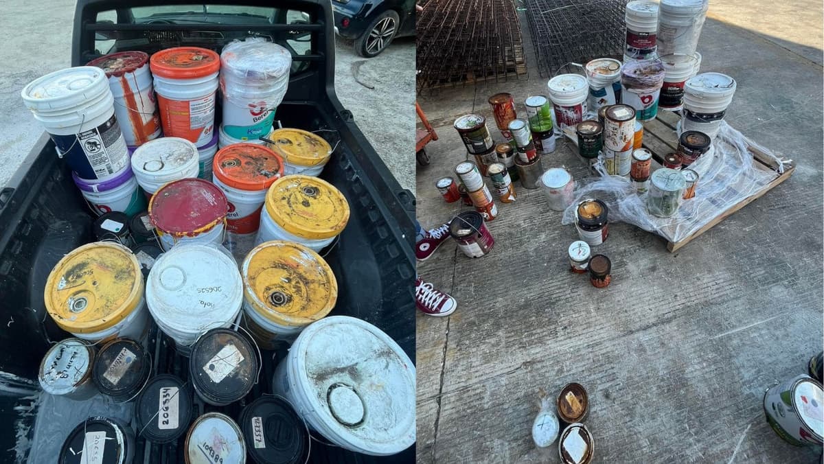 Home Depot México dona pintura podrida, latas vacías y oxidadas a centro para niños con autismo en Playa del Carmen