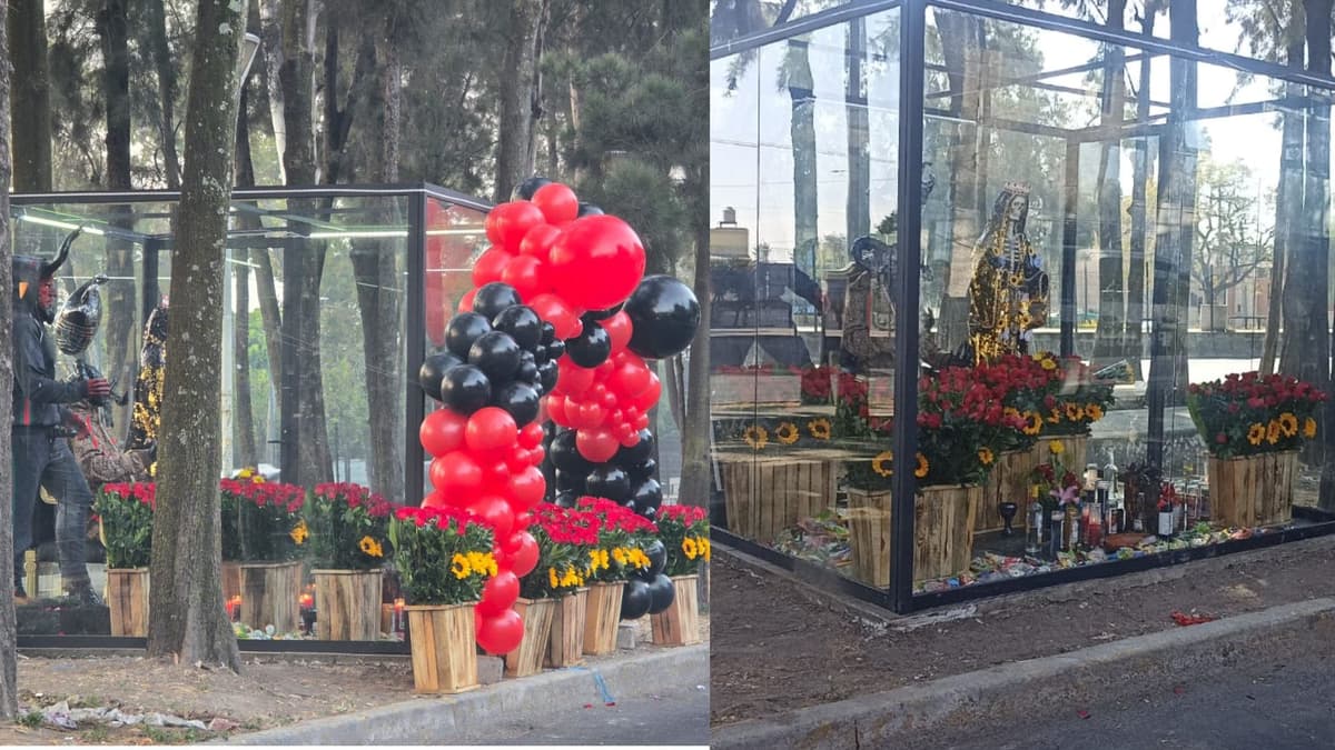 Autoridades de la CDMX retiran altar que veneraba al Diablo