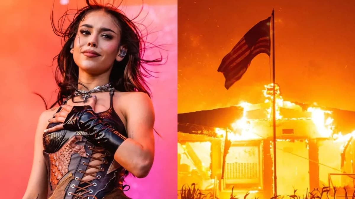 Critican a Danna Paola por su "apoyo" a las personas que sufren por los incendios en Los Ángeles