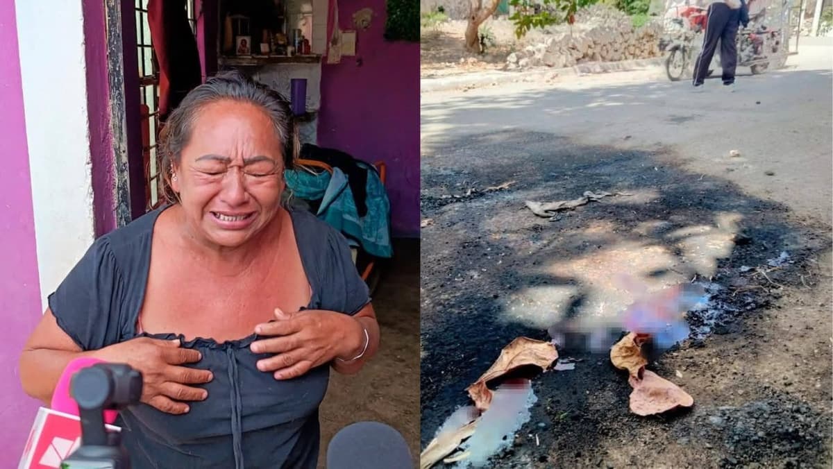 "Me lo mataron": Madre de joven linchado en Tekit exige justicia por su hijo