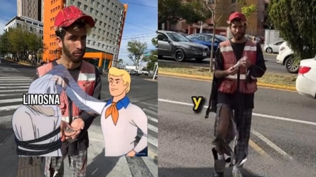 Video: Influencer revela cuánto ganó después de vestirse de indigente y salir a pedir dinero