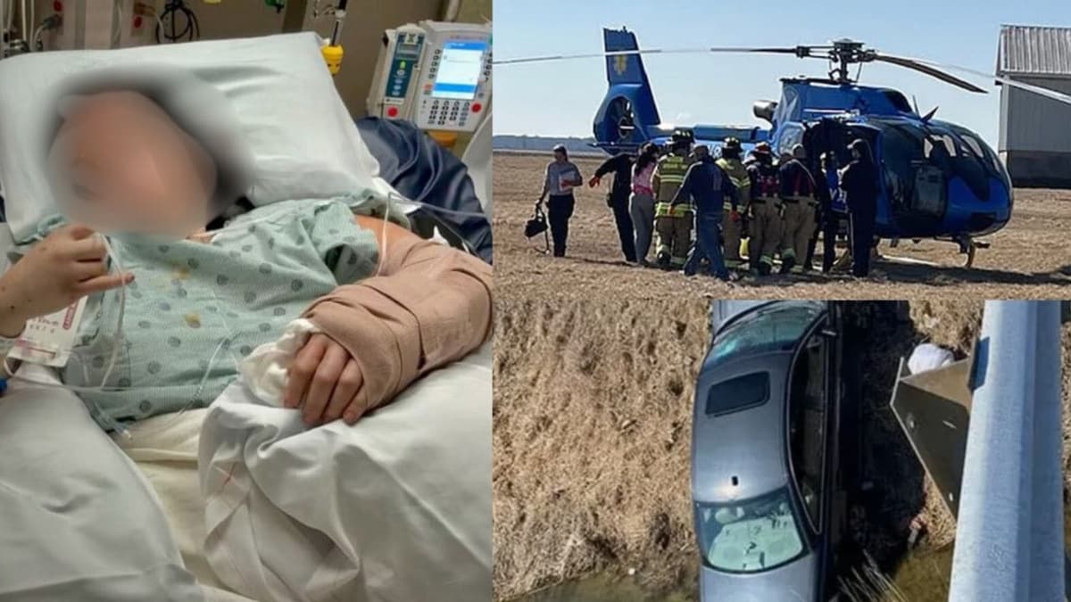 Mujer sobrevive seis días atrapada en su auto bebiendo agua de un arroyo