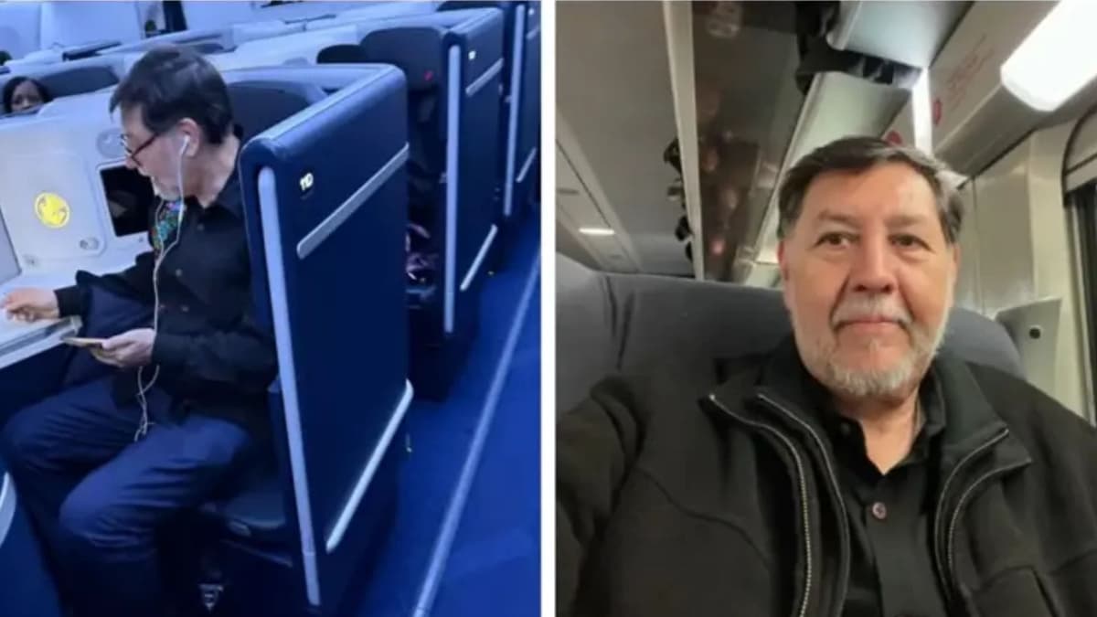 Tunden a Gerardo Fernández Noroña por viajar a Francia en primera clase