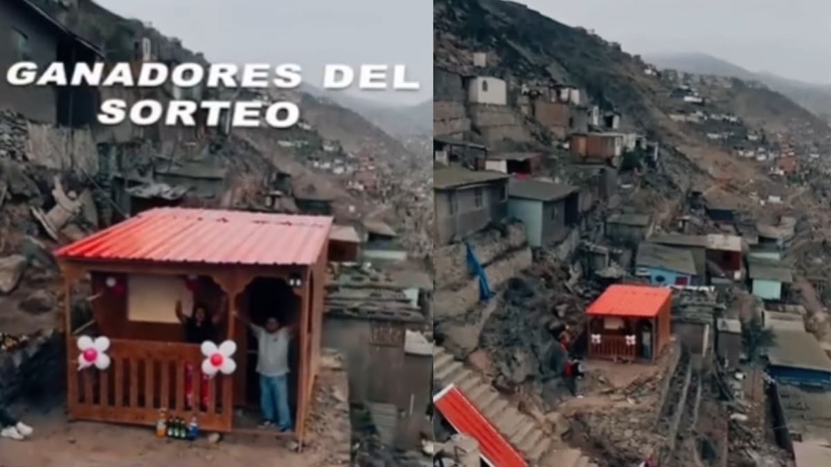 Video: Internautas se burlan de pareja tras ganar una casa en Perú; se encuentra al borde de un barranco