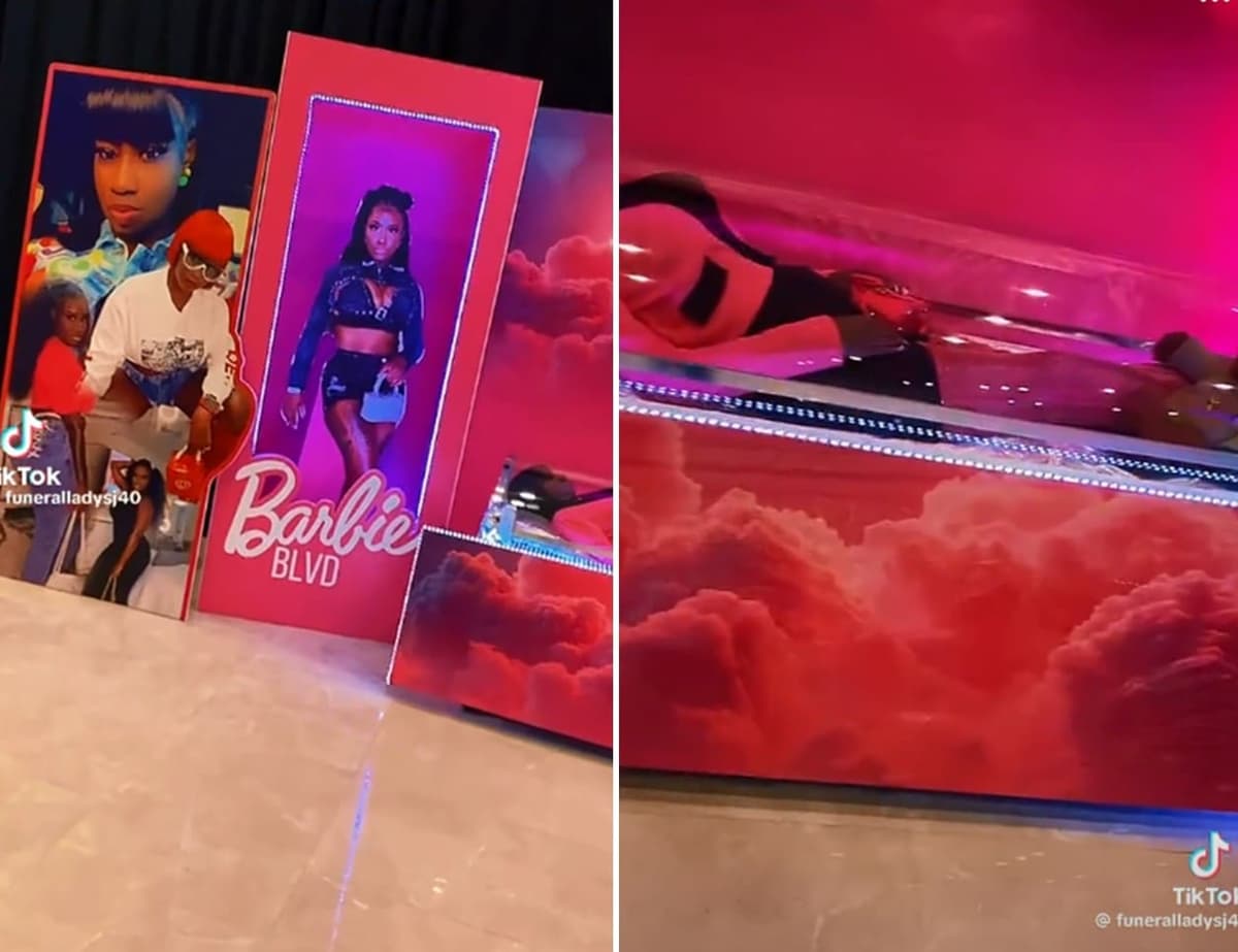 Video: Realizan excéntrico funeral de Barbie a joven en Estados Unidos