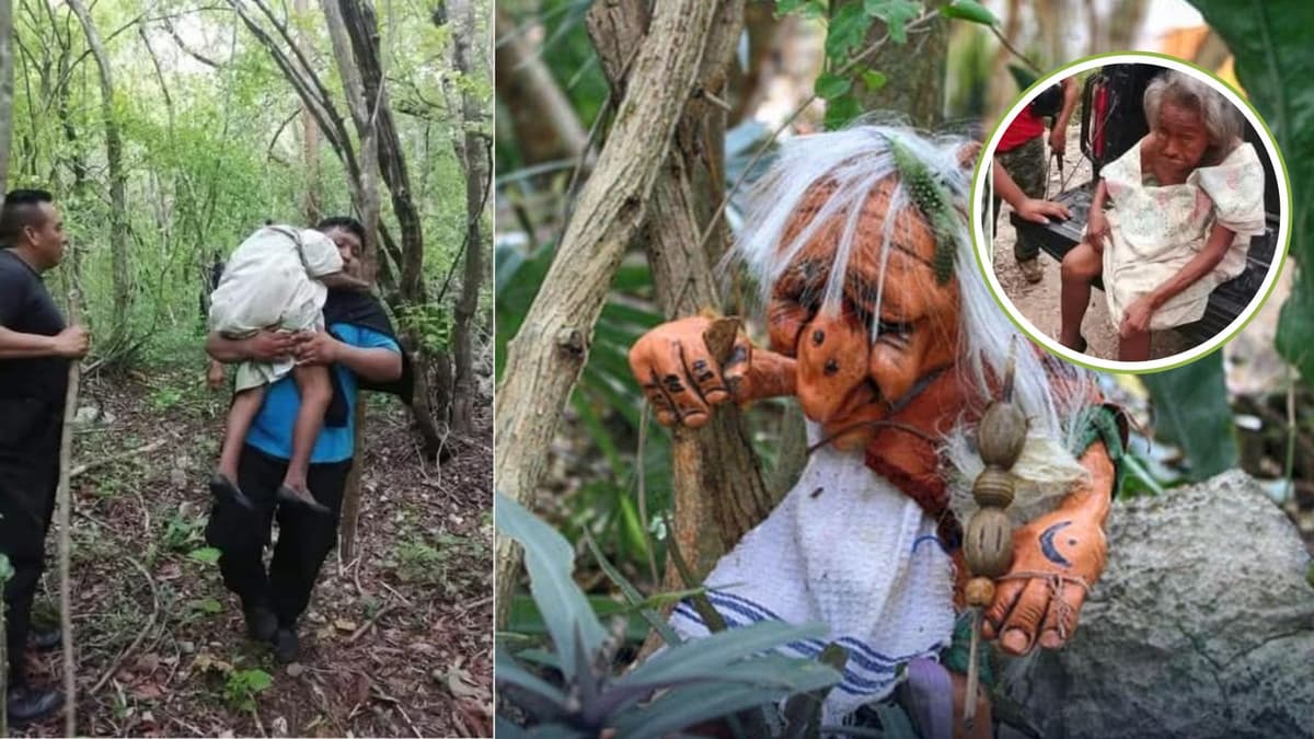 Rescatan a adulta mayor tras perderse en la selva de Yucatán; asegura que los aluxes se la llevaron