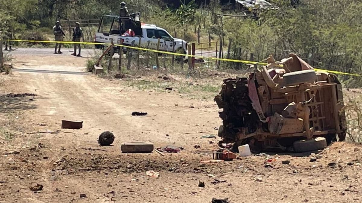 Jornalero pierde la vida tras pisar una "narcomina" en Apatzingán, Michoacán