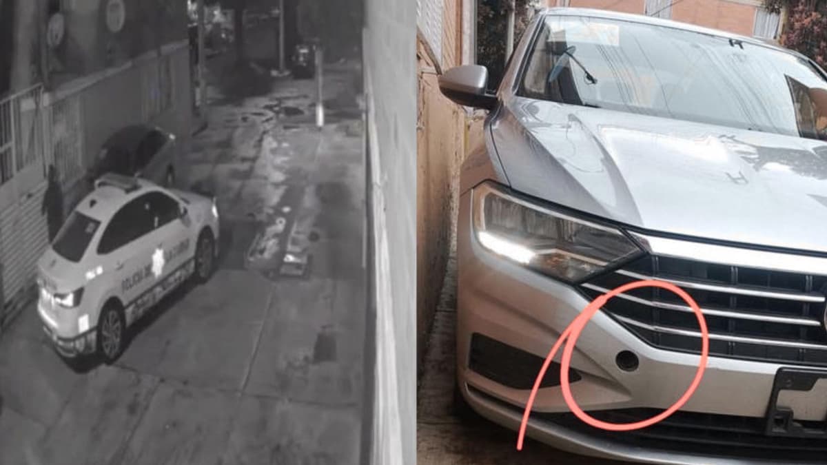 Video: Policía es captado robando autopartes en Puebla