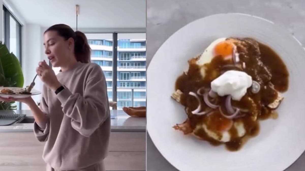 Video: Critican a Michelle Salas por compartir su receta de chilaquiles "saludables"