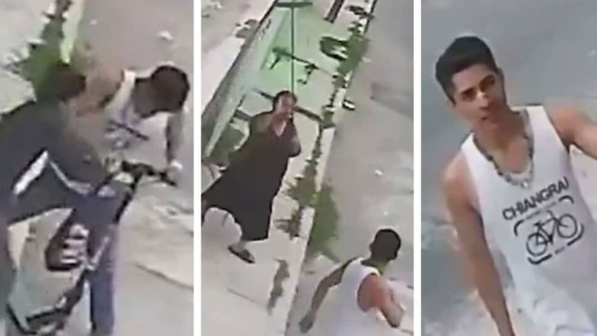 Video: Abuela evita el robo del scooter de su nieto usando un jalador en Edomex