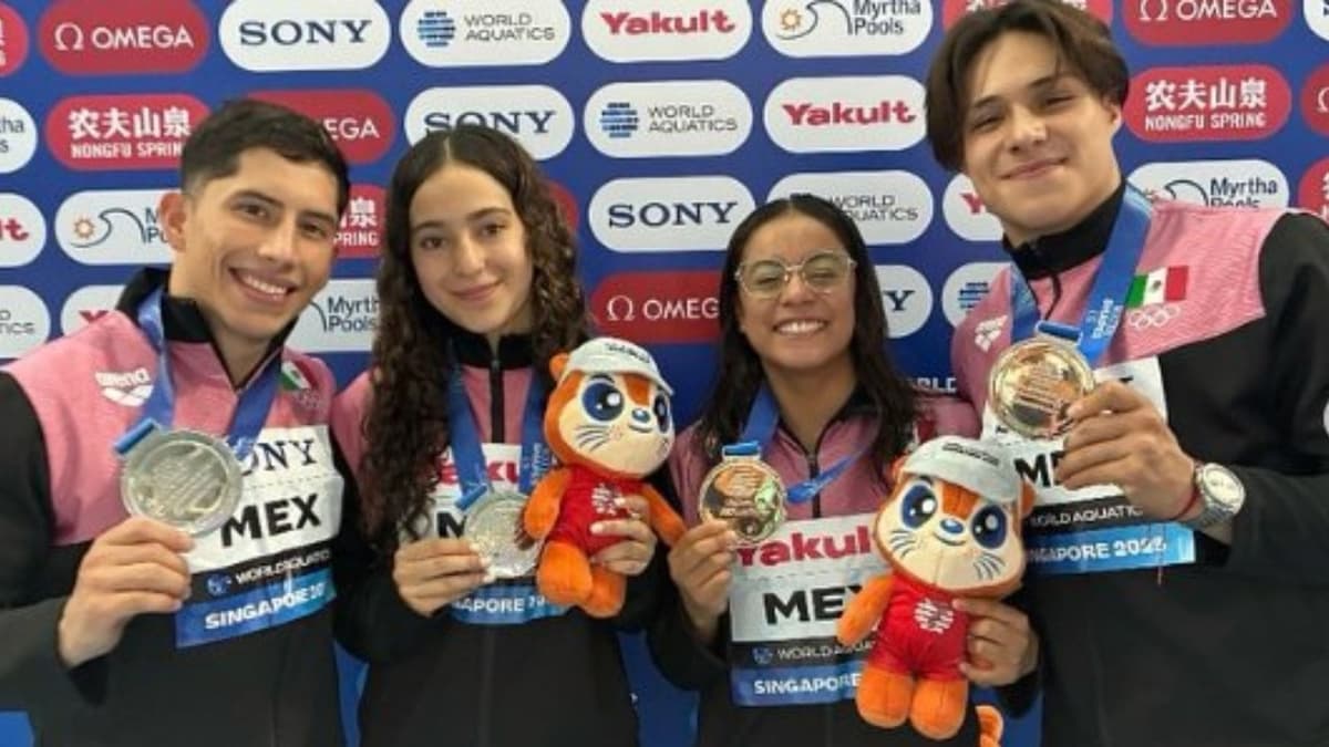 Mexicano Osmar Olvera rompe récord de medallas en mundiales de clavados tras obtener la plata en Singapur