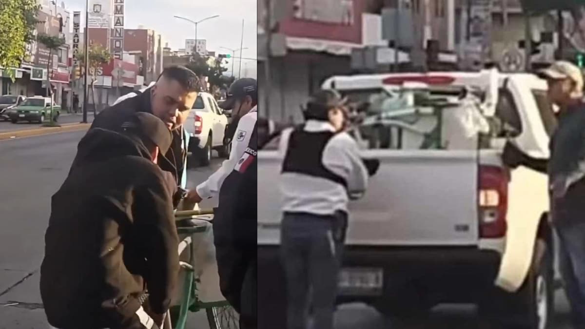 Video: Autoridades decomisan carrito de tamales a adolescente en León, Guanajuato