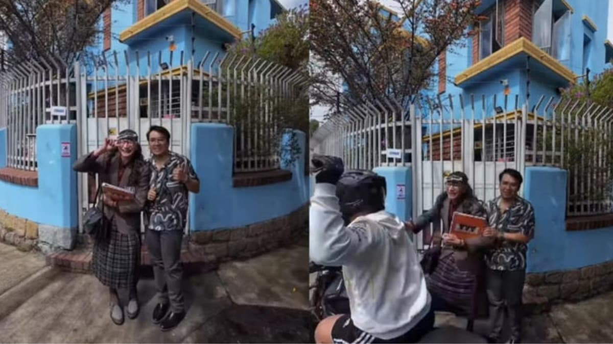 Video: Influencer sufre el robo de su celular mientras se tomaba una foto en casa de "Betty la Fea" en Colombia