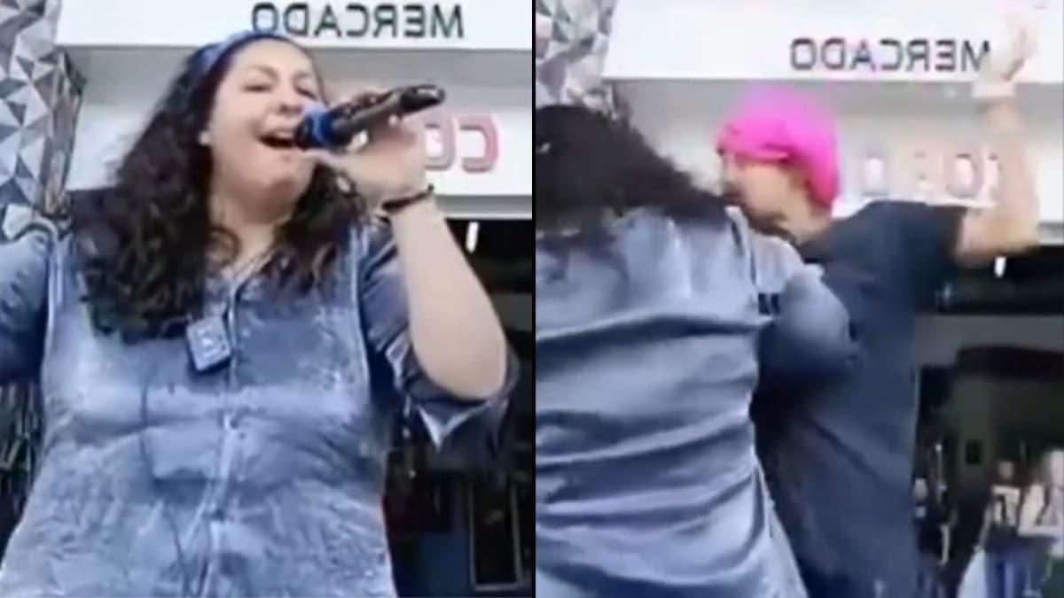 Video: Cantante urbana es golpeada por mujer extranjera mientras daba un show en Guadalajara, Jalisco