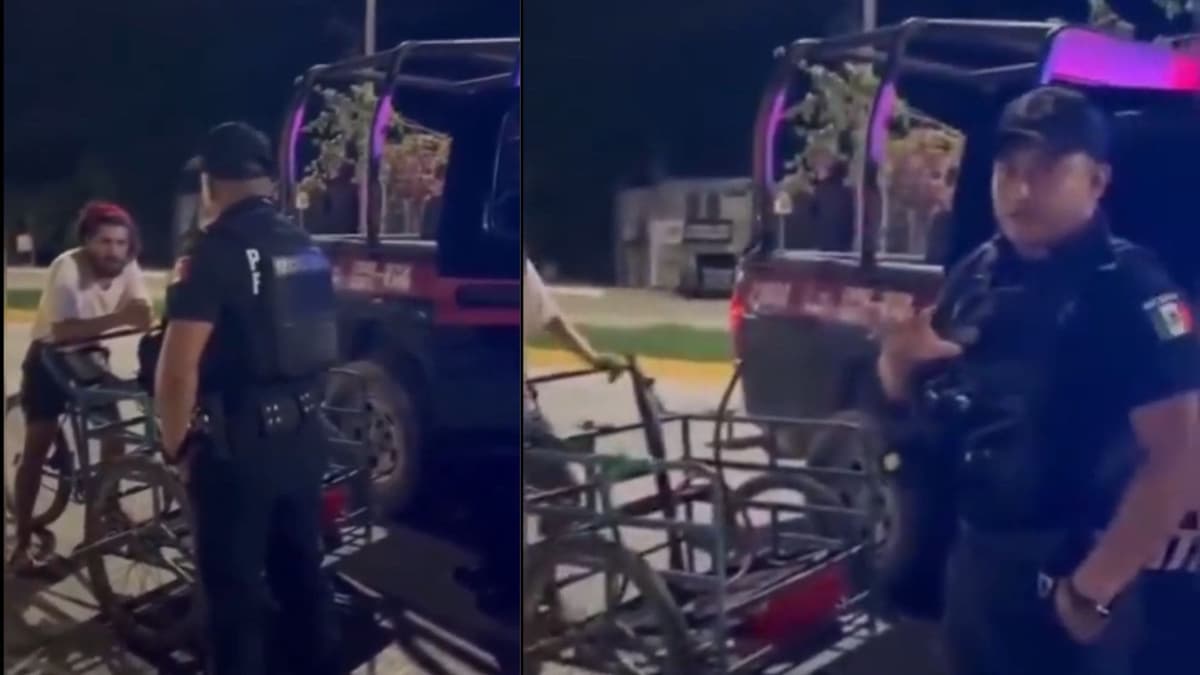 Video: Policía de Tulum amedrenta con detener a una pareja jóvenes sin motivo aparente