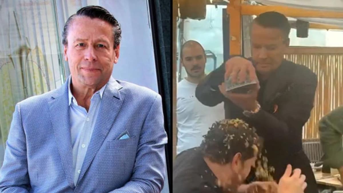 Video: Bautizan a Alfredo Adame como "Lord Yakimeshi" tras lanzar plato de arroz a comensal