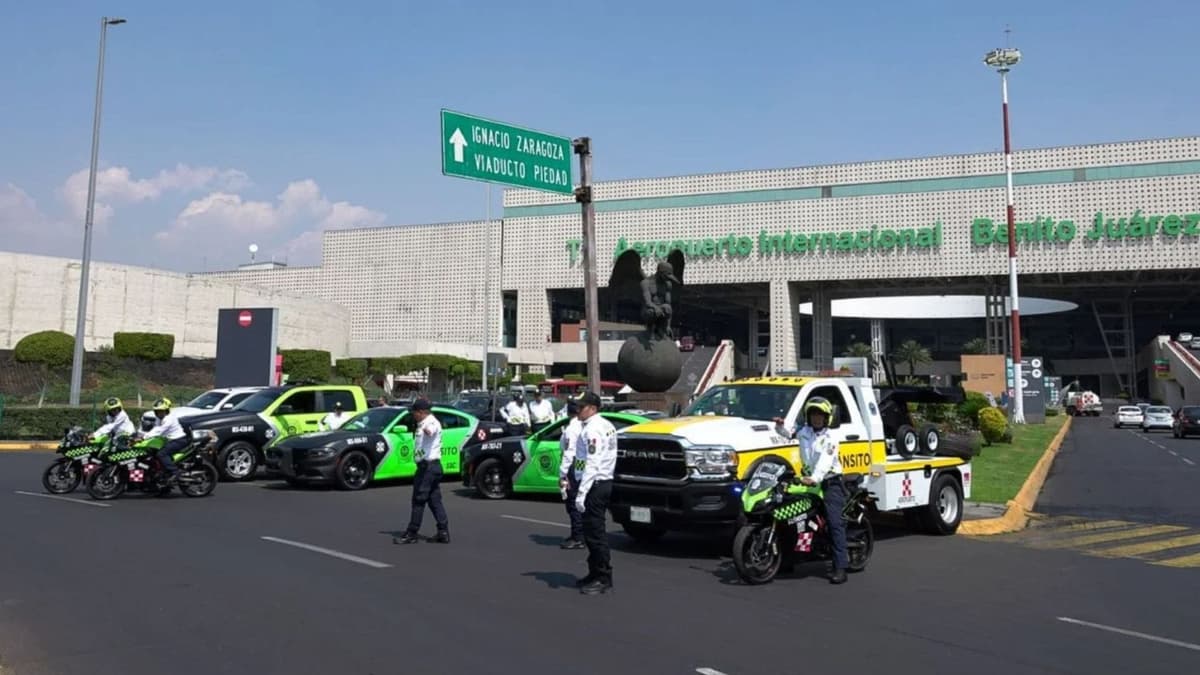 Conductor atropella a policía de Tránsito tras levantarle una infracción en el aeropuerto de la Ciudad de México